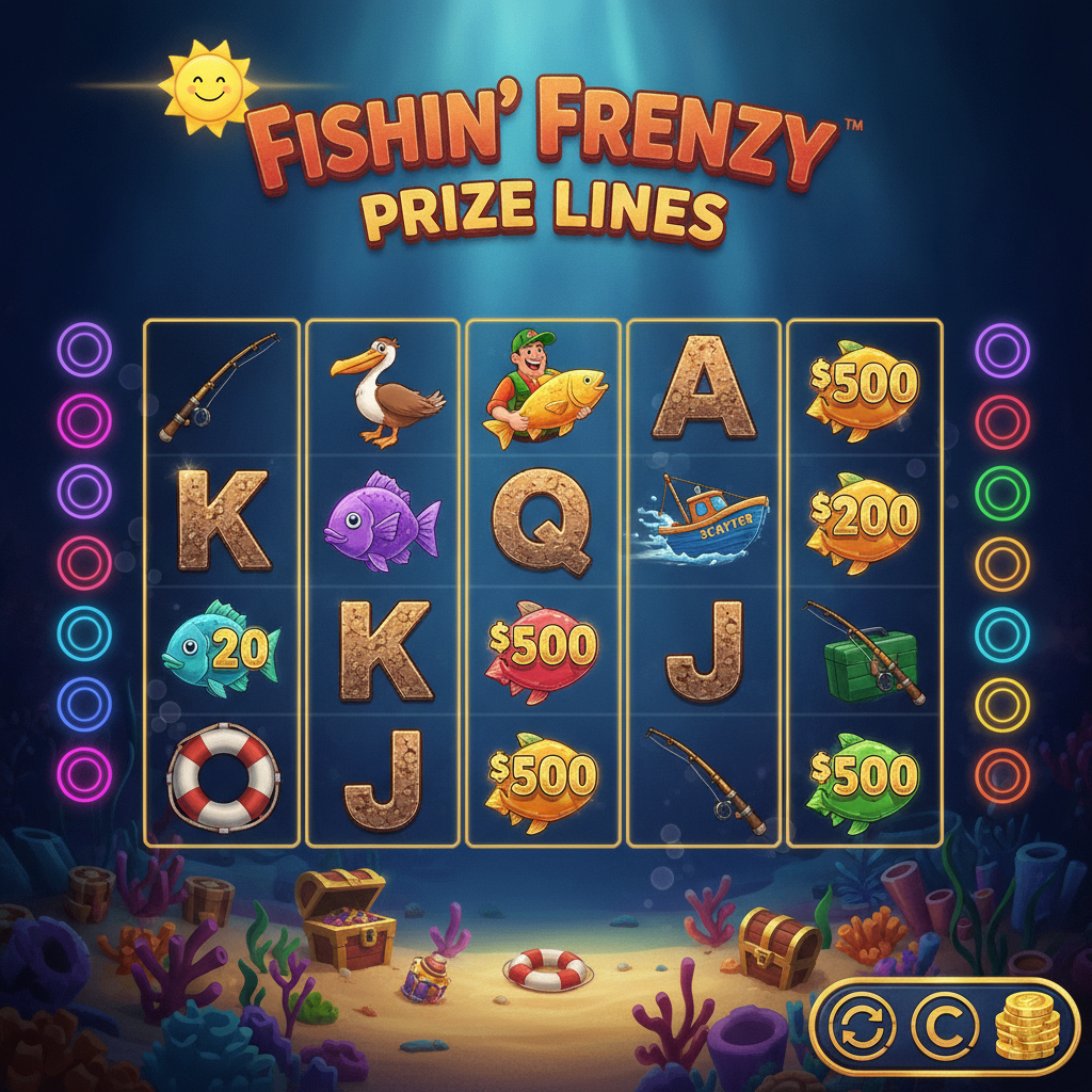 Fishin' Frenzy Prize Lines
